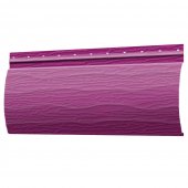 Сайдинг металлический (металлосайдинг) царьсайдинг Бревно Рубленое 4Д RAL4006 Пурпурный для фасада