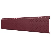 Линеарная потолочно-стеновая панель с ПЕРФОРАЦИЕЙ для вентиляции RAL3005 Красное Вино