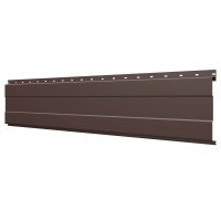 Линеарная потолочно-стеновая панель с ПОЛОСОЙ усиленная RAL8017 Шоколад