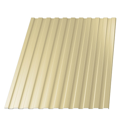 Профнастил (профлист) С-8 RAL1014 Бежевый ширина 1.19(1,15)м толщина 0.45мм