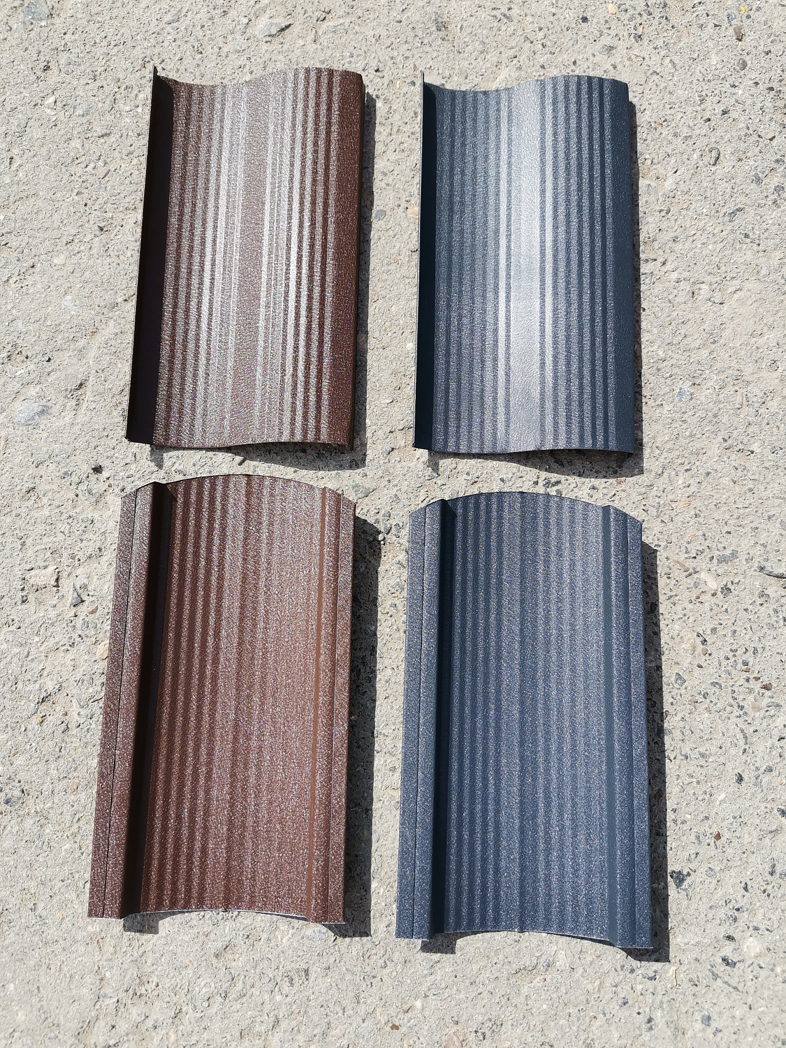 Металлопрофиль двусторонний под Стальной Бархат в Саратове