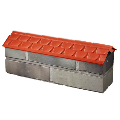 Парапет Elbrus Красный на 0.5 кирпича 130мм фото 3